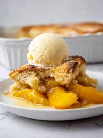 Best Southern Peach Cobbler EVER! Recipe