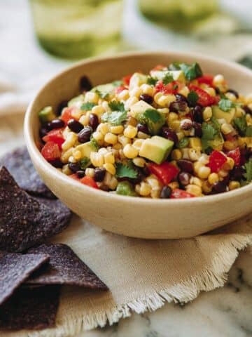 Black Bean & Corn Salad with Chipotle-Honey Vinaigrette Recipe