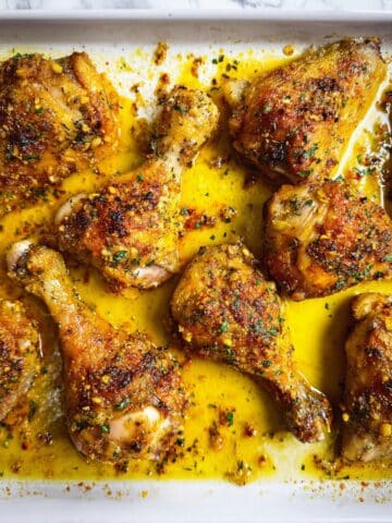 Chicken Drumsticks in the Oven (Garlic Butter, Crispy & Juicy) Recipe