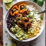25 Minute Fajita Shrimp Rice Bowls Recipe