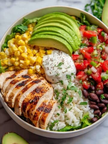 Grilled Chicken Burrito Bowl Recipe