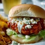 Spicy Honey Sriracha Glazed Fried Chicken Sandwich Recipe