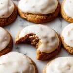 Super Soft Pumpkin Cookies with Cream Cheese Maple Icing Recipe