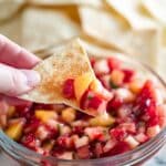 Fruit Salsa with Cinnamon Tortilla Chips Recipe