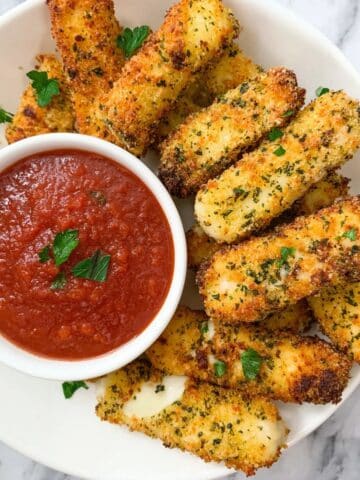 Air Fryer Mozzarella Sticks Recipe