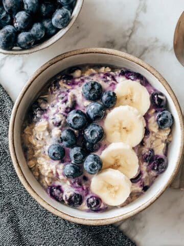 Blueberry Overnight Oatmeal Recipe