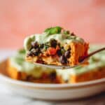 Pumpkin Black Bean Enchiladas with Kale and Avocado Recipe