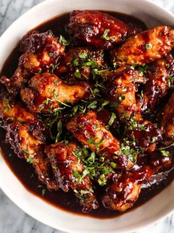 Balsamic Glazed Chicken Wings Recipe