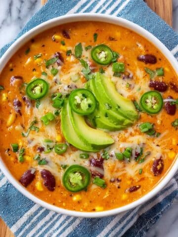 Creamy Chicken Enchilada Soup Recipe