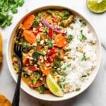 Spicy Coconut Vegetable Stir Fry Recipe