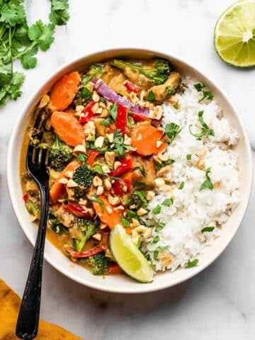 Spicy Coconut Vegetable Stir Fry Recipe