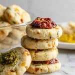 Savory Thumbprint Cookies with Bourbon Tomato Jam Recipe