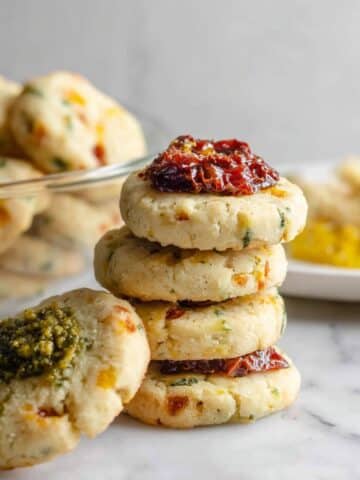 Savory Thumbprint Cookies with Bourbon Tomato Jam Recipe