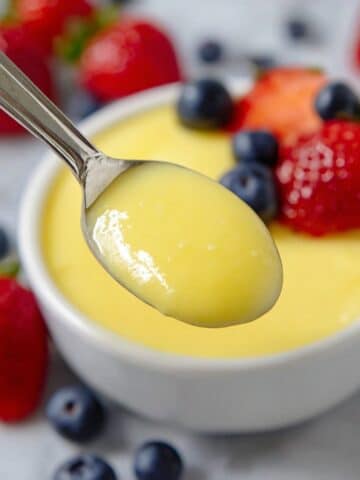 Stovetop Vanilla Custard Recipe