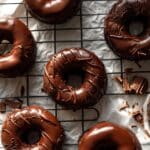 Homemade Baked Frosted Chocolate Donuts Recipe