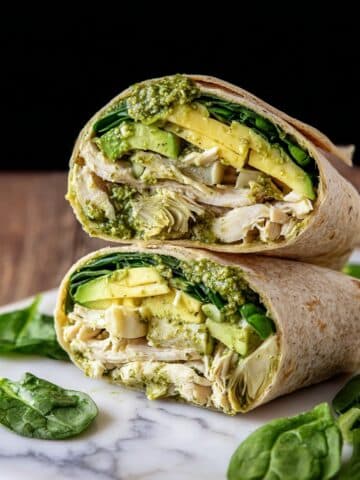 Grilled Pesto Chicken Wraps Recipe
