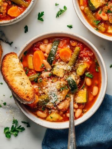 Veggie-Packed White Bean Minestrone Recipe
