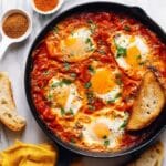 Easy Shakshuka with Fresh or Canned Tomatoes Recipe