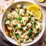 Cauliflower Salad with Dates and Pistachios Recipe