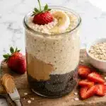 Peanut Butter Overnight Oats (5 Ingredients!) Recipe