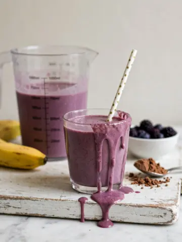 Blueberry Almond Butter Smoothie Recipe