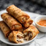 Reuben Egg Rolls with Creamy Reuben Dipping Sauce Recipe