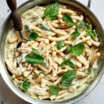 Creamy Caramelized Onion and Yellow Squash Pasta Recipe