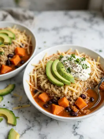 Black Bean, Sweet Potato, and Quinoa Chili with Smoked Chipotle Recipe