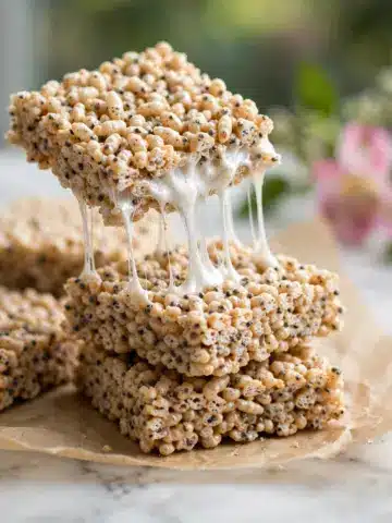 Toasted Marshmallow Caramel Rice Krispie Treats Recipe