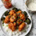 Sheet Pan Honey Buffalo Chicken with Broccoli Recipe