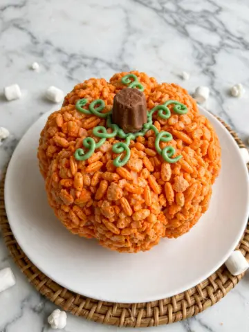 Pumpkin Rice Krispie Treats Recipe