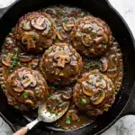 Classic Salisbury Steak with Mushroom Gravy Recipe