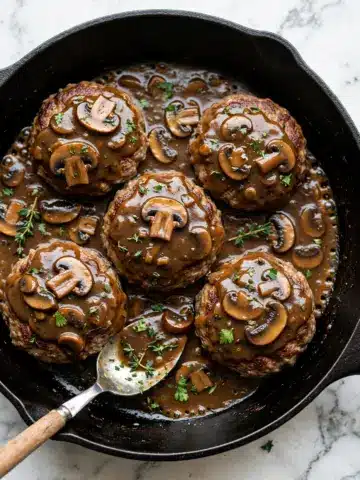 Classic Salisbury Steak with Mushroom Gravy Recipe
