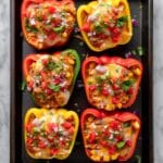 Chicken Enchilada Stuffed Peppers Recipe
