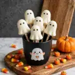 Chocolate Peanut Butter Banana Ghost Pops Recipe