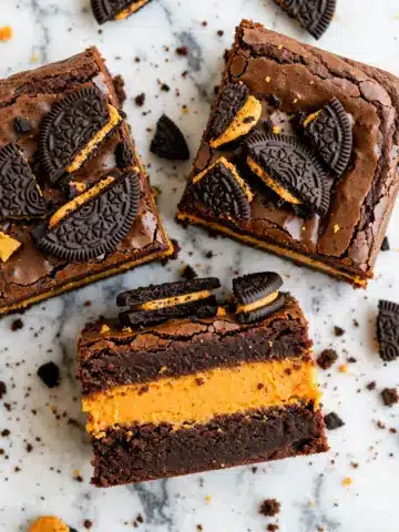 Oreo Stuffed Fudgy Brownies Recipe